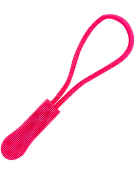 Cordão de puxar para fecho de correr - Rosa fluorescente