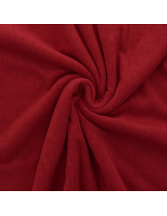 Tecido micro felpa viscose - Vermelho