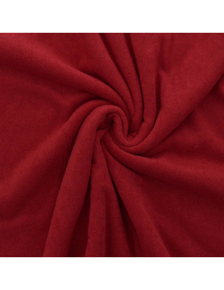 Tecido micro felpa viscose - Vermelho