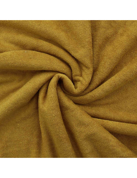 Tecido micro felpa viscose - Mostarda