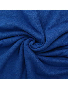 Tecido micro felpa viscose - Cobalto