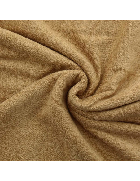 Tecido micro felpa viscose - Camel