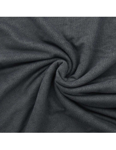 Tecido micro felpa viscose - Cinza escuro
