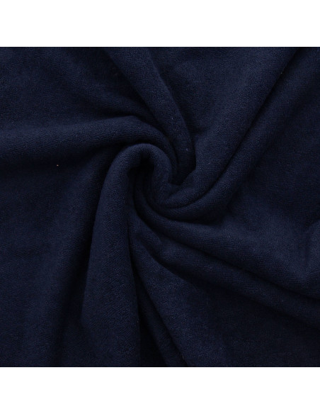 Tecido micro felpa viscose - Azul noite