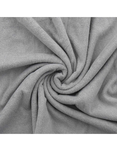 Tecido micro felpa viscose - Cinza