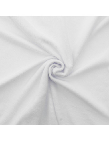 Tecido moletom polar alpino - Branco