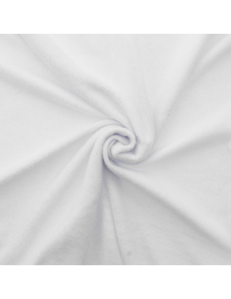 Tecido moletom polar alpino - Branco
