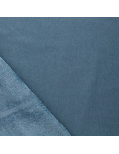 Tecido moletom polar alpino - Azul aço