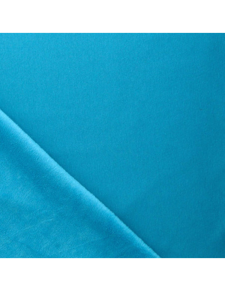 Tecido de moletom polar alpino - Azul turquesa