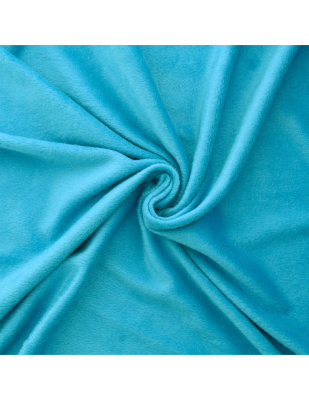 Tecido de moletom polar alpino - Azul turquesa