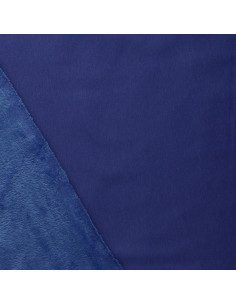 Tecido moletom polar alpino - Azul índigo