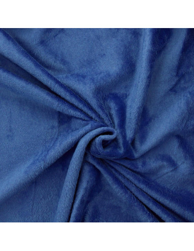 Tecido moletom polar alpino - Azul índigo