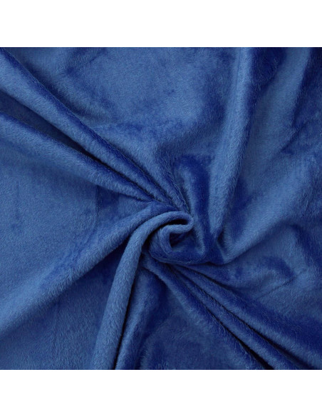 Tecido moletom polar alpino - Azul índigo