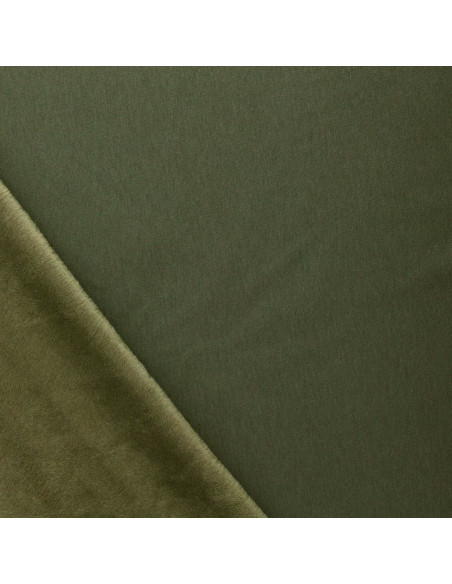 Tecido moletom polar alpino - Verde musgo