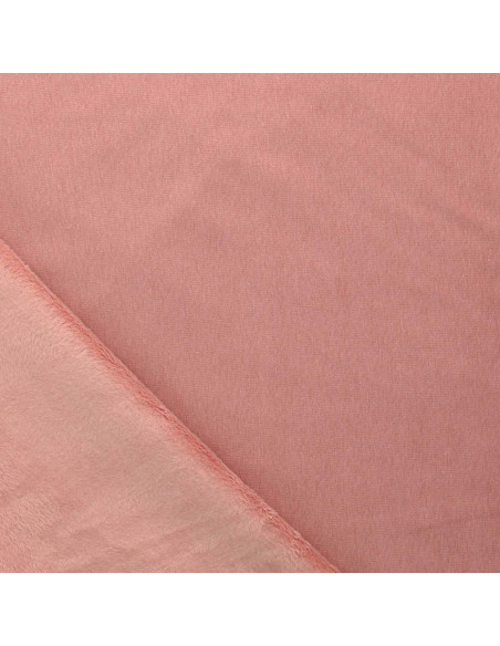Tecido moletom polar alpino - Rosa velho