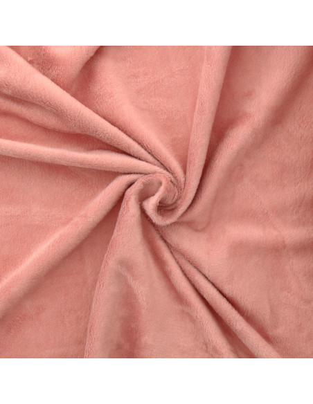 Tecido moletom polar alpino - Rosa velho