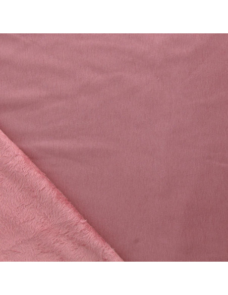 Tecido moletom polar alpino - Bubblegum