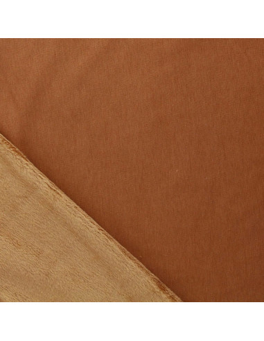 Tecido moletom polar alpino - Ocre