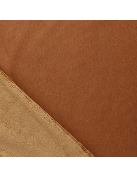 Tecido moletom polar alpino - Ocre