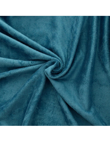 Tecido moletom polar alpino - Azul petróleo