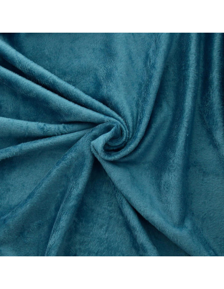 Tecido moletom polar alpino - Azul petróleo