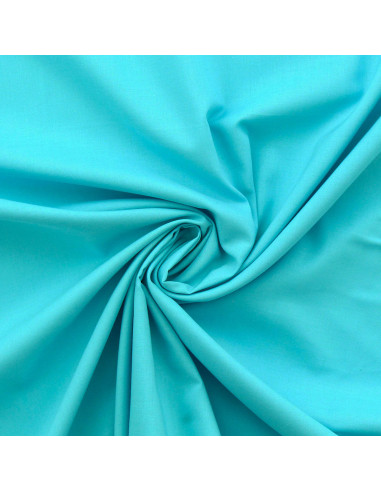 Tecido de voile de algodão - Turquesa