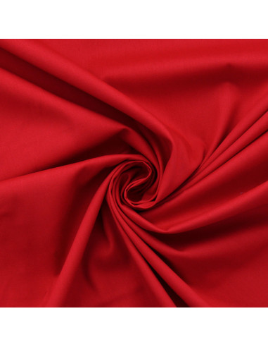 Tecido popelina de algodão - Vermelho