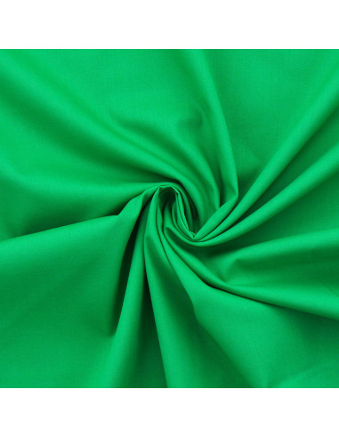 Tecido popelina de algodão - Verde erva