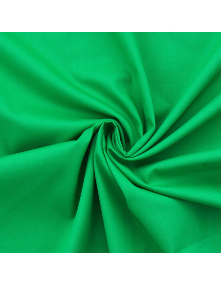Tecido popelina de algodão - Verde erva