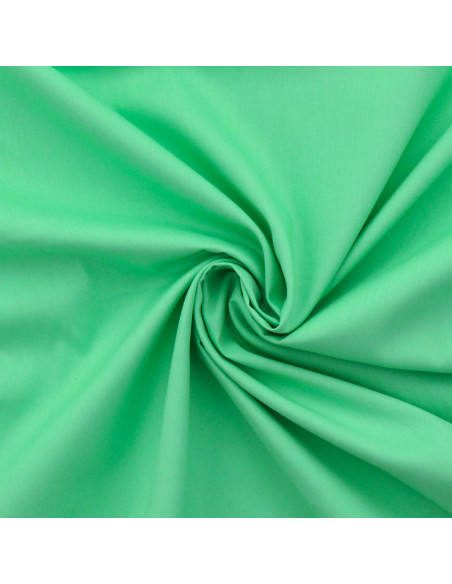 Tecido popelina de algodão - Verde claro