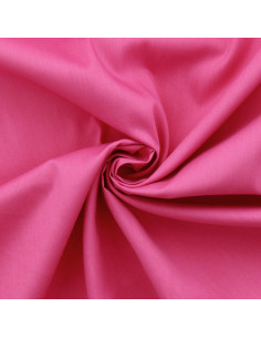 Tecido popelina de algodão - Rosa chiclete