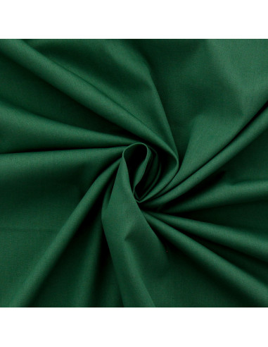Tecido popelina de algodão - Verde escuro