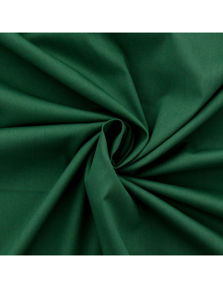Tecido popelina de algodão - Verde escuro