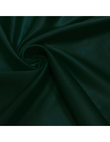 Tecido de cetim elástico - Verde escuro