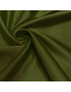 Tecido de cetim elástico - Verde musgo escuro