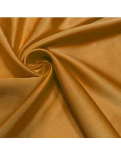 Tecido de cetim elástico - Ocre