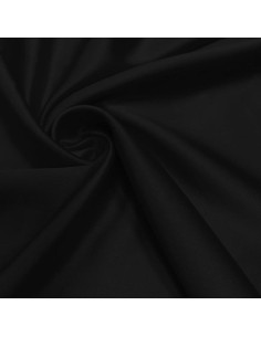 Tecido de cetim elástico - Preto