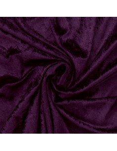Tecidos de veludo amassado - Violeta
