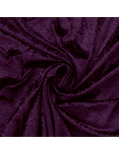 Tecidos de veludo amassado - Violeta