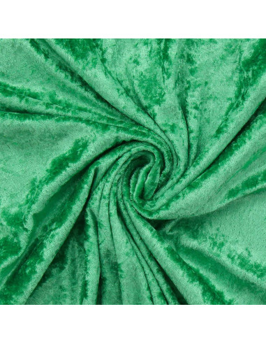 Tecidos de veludo amassado - Verde