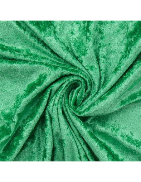 Tecidos de veludo amassado - Verde