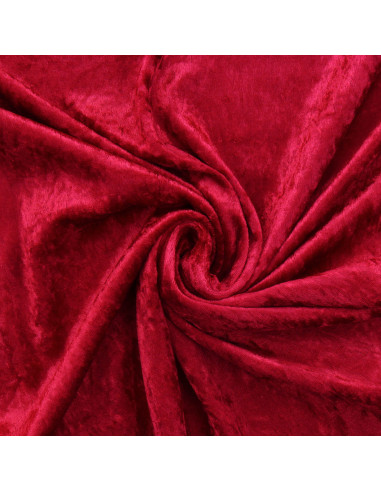 Tecidos de veludo panne - Vermelho