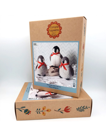 Kit de feltro - Bebês pinguins