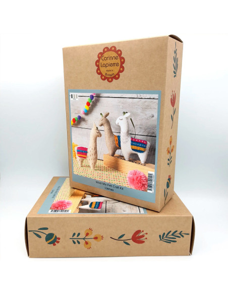 Kit de feltro - Lhamas