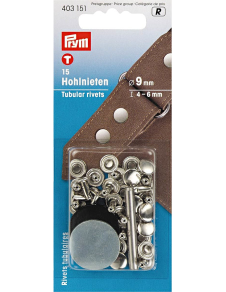 Conjunto de 15 rebites tubulares com ferramenta de perfuração de 4-6 mm
