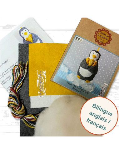 Kit de feltro - Pinguim