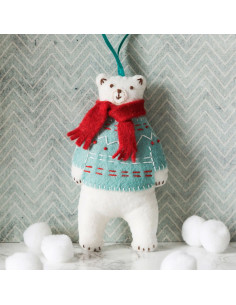 Kit de feltro - Urso polar