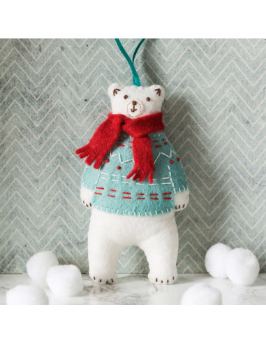 Kit de feltro - Urso polar