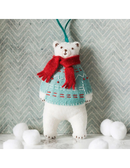 Kit de feltro - Urso polar