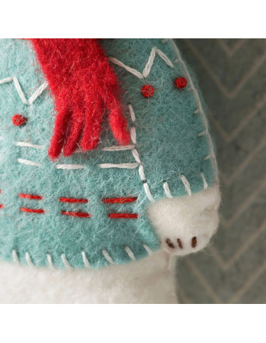 Kit de feltro - Urso polar